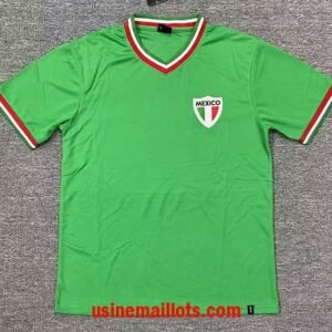Maillot Rétro Mexique Domicile 1970 Vert