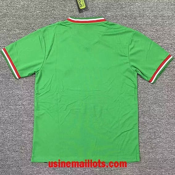 Maillot Rétro Mexique Domicile 1970 Vert – Image 2