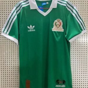 Maillot Rétro Mexique Domicile 1986 Vert