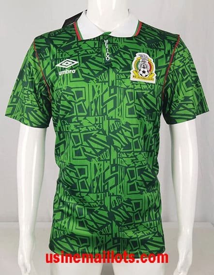 Maillot Rétro Mexique Domicile 1994 Vert
