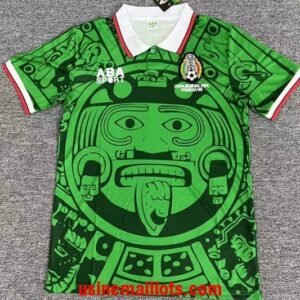 Maillot Rétro Mexique Domicile 1998 Vert