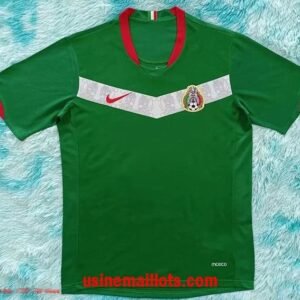 Maillot Rétro Mexique Domicile 2006 Vert Blanc