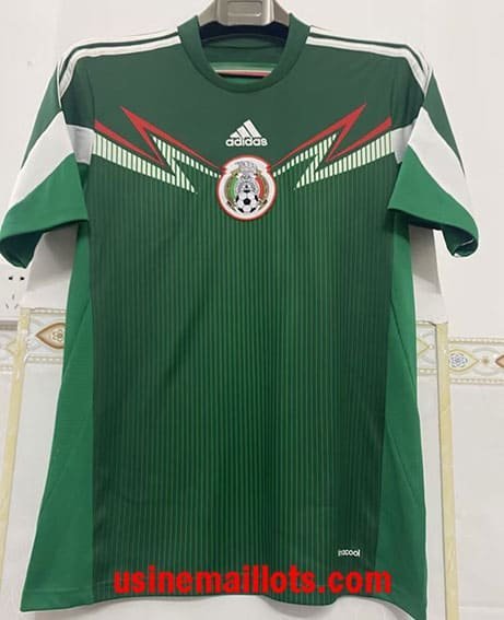 Maillot Rétro Mexique Domicile 2014 Vert