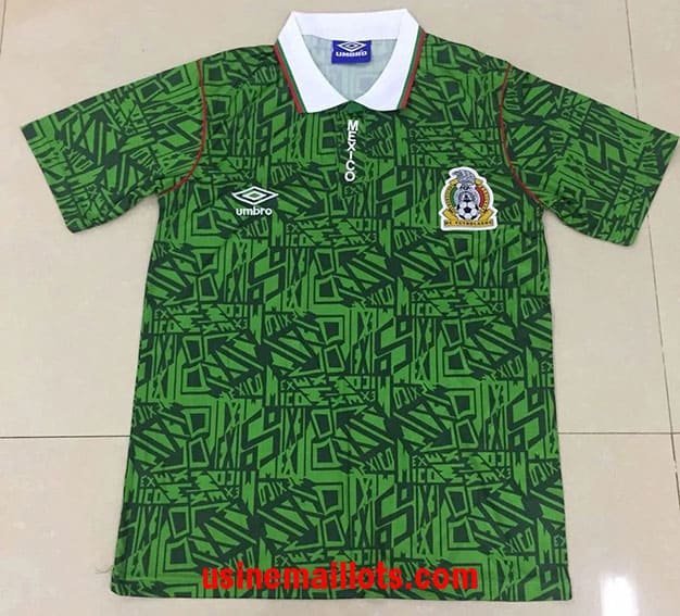 Maillot Rétro Mexique Domicile Coupe du Monde 1994