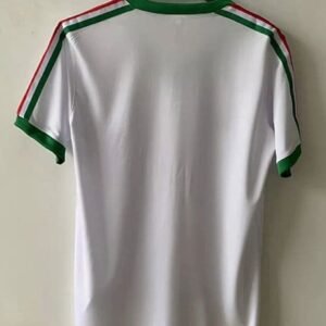 Alternative view of Maillot Rétro Mexique Extérieur 1983 Blanc