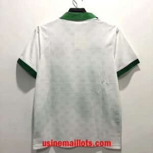 Alternative view of Maillot Rétro Mexique Extérieur 1995 Blanc Vert