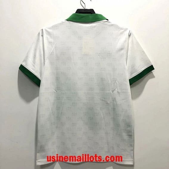 Maillot Rétro Mexique Extérieur 1995 Blanc Vert – Image 2