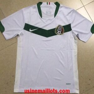 Maillot Rétro Mexique Extérieur 2006 Blanc Vert