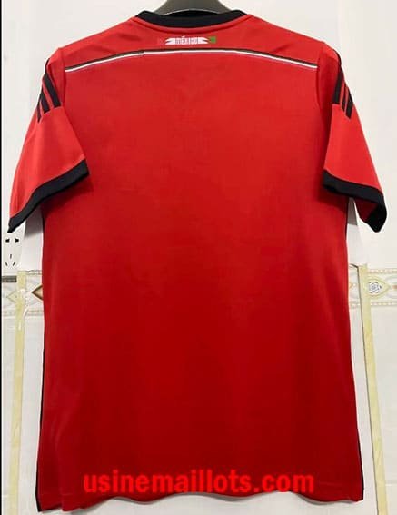 Maillot Rétro Mexique Extérieur 2014 Orange – Image 2