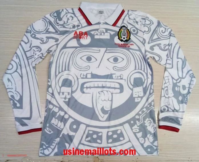 Maillot Rétro Mexique Extérieur Manches Longues 1998