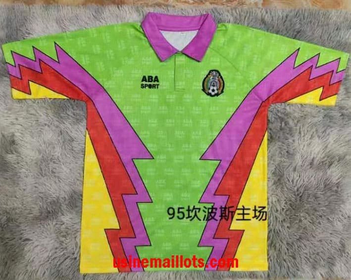 Maillot Rétro Mexique Gardien 1995 Campos