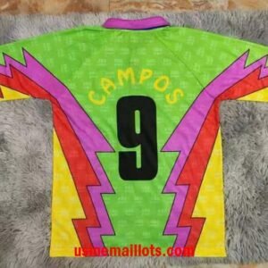 Alternative view of Maillot Rétro Mexique Gardien 1995 Campos