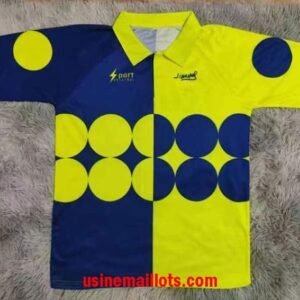 Maillot Rétro Mexique J.Campos Gardien Bleu Jaune