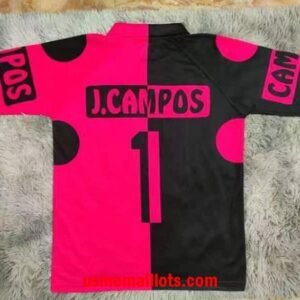 Alternative view of Maillot Rétro Mexique J.Campos Gardien Rouge Noir