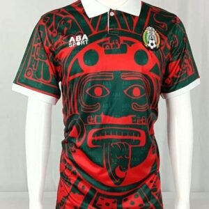 Maillot Rétro Mexique Third 1998 Rouge Vert