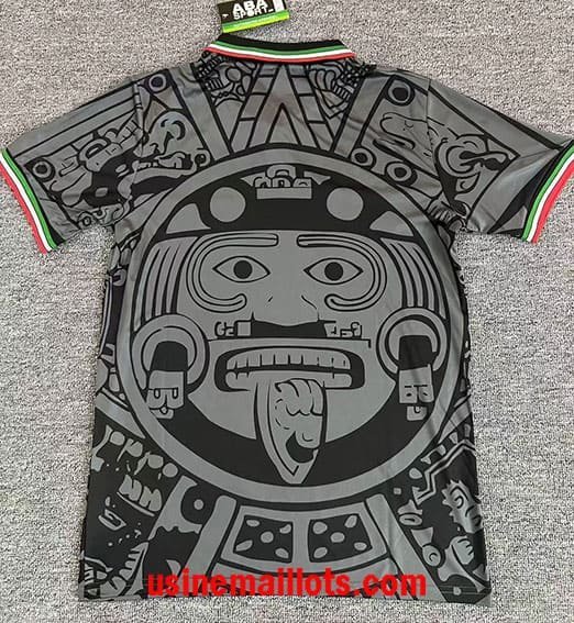 Maillot Rétro Spécial-Édition Mexique 1998 Gris – Image 2
