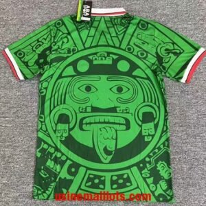 Alternative view of Maillot Rétro Spécial-Édition Mexique 1998 Vert