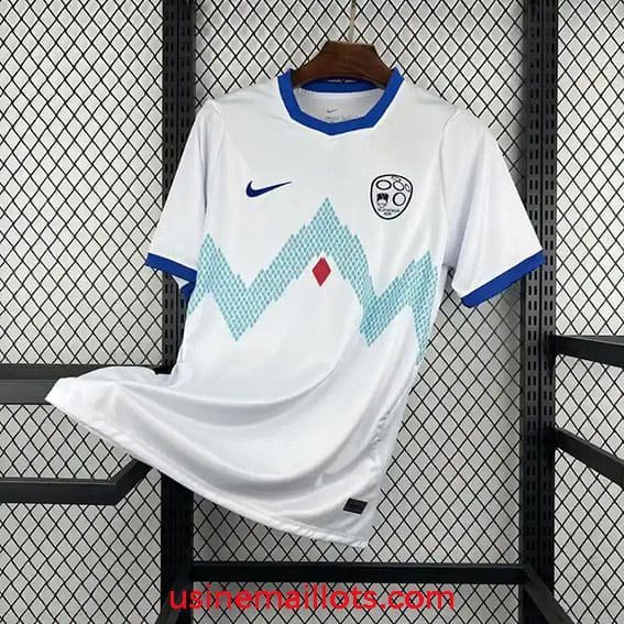 Maillot Slovenie Domicile 2026/2027 Blanc Bleu
