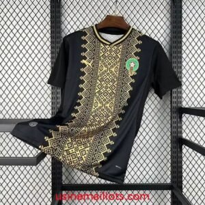 Maillot Spécial-Édition Maroc 2026 Noir Or