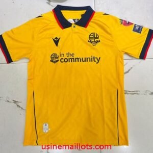 Maillot Bolton Wanderers Third 2026/2027 Jaune