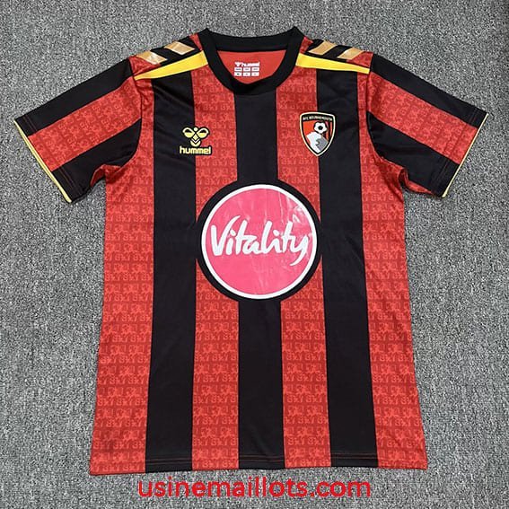 Maillot Bournemouth Domicile 2026/2027 Rouge Noir