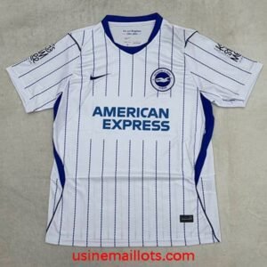 Maillot Brighton Hove Albion Extérieur 2026/2027 Blanc Bleu