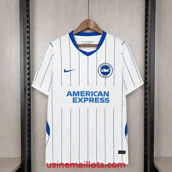 Maillot Brighton Hove Albion Extérieur 2026/2027 Blanc Bleu