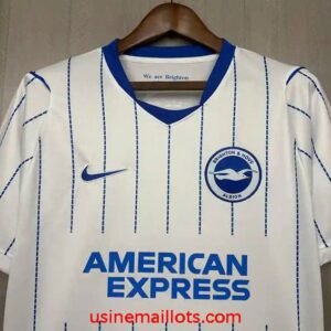 Maillot Brighton Hove Albion Extérieur 2026/2027 Blanc Bleu