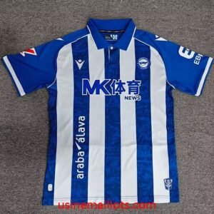 Maillot Deportivo Alavés Domicile 2026/2027 Blanc Bleu
