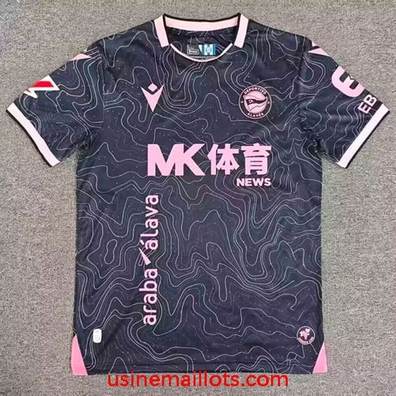 Maillot Deportivo Alaves Third 2026/2027 Noir Rose