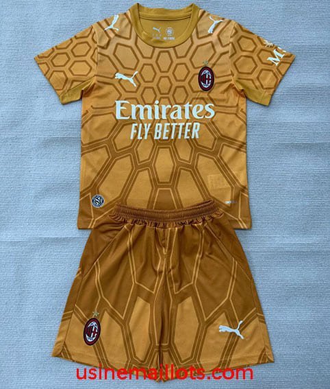 Maillot Enfant AC Milan Gardien 2026/2027 Or