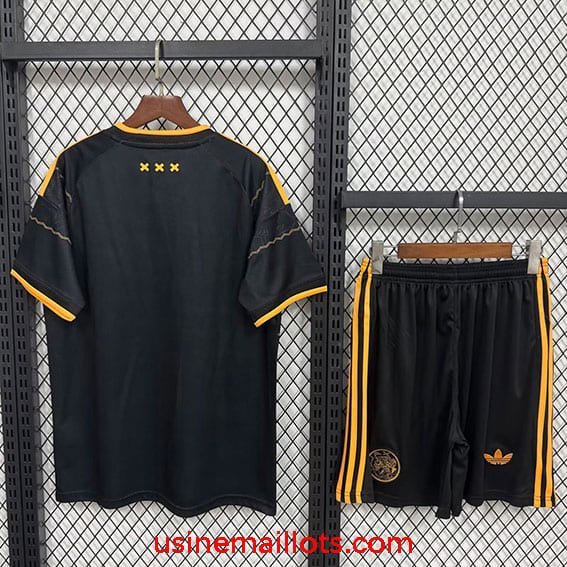 Maillot Enfant Ajax Extérieur 2026/2027 Noir – Image 2