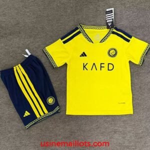 Maillot Enfant Al Nassr Domicile 2026/2027 Jaune Noir