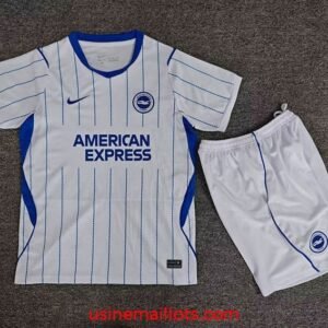 Maillot Enfant Brighton & Hove Albion Extérieur 2026/2027 Blanc Bleu