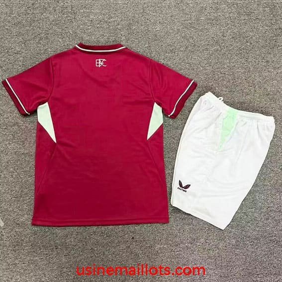 Maillot Enfant Burnley Domicile 2026/2027 Rouge Blanc – Image 2