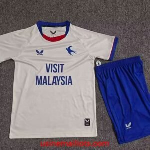 Maillot Enfant Cardiff City Extérieur 2026/2027 Blanc Bleu