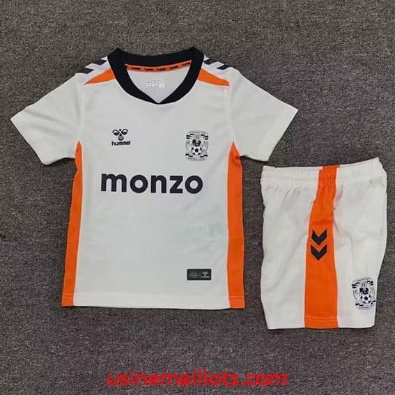 Maillot Enfant Coventry City Extérieur 2026/2027 Blanc Orange