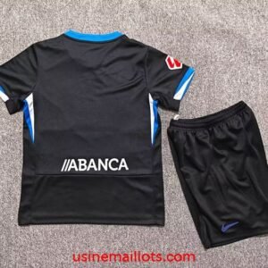 Alternative view of Maillot Enfant Deportivo La Coruña Extérieur 2026/2027 Noir