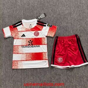 Maillot Enfant Dusseldorf Domicile 2026/2027 Blanc Rouge