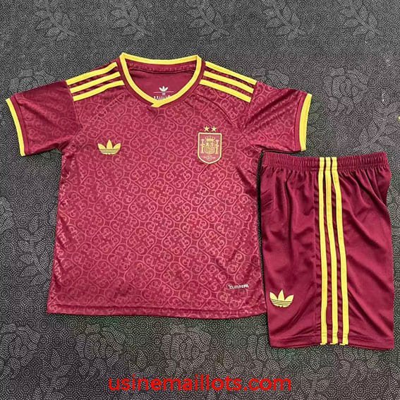 Maillot Enfant Espagne Third Coupe du Monde 2026 2 Étoiles