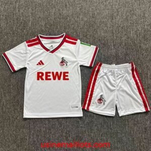 Maillot Enfant FC Köln Domicile 2026/2027 Blanc Rouge