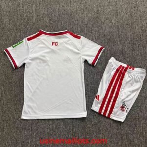 Alternative view of Maillot Enfant FC Köln Domicile 2026/2027 Blanc Rouge