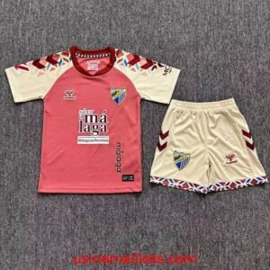 Maillot Enfant Malaga Extérieur 2026/2027 Rose Beige