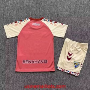 Alternative view of Maillot Enfant Malaga Extérieur 2026/2027 Rose Beige