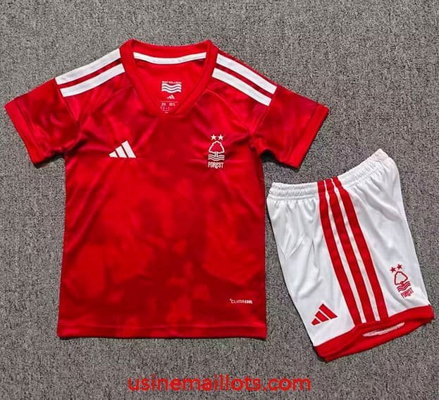 Maillot Enfant Nottingham Forest Domicile 2026/2027 Rouge Blanc