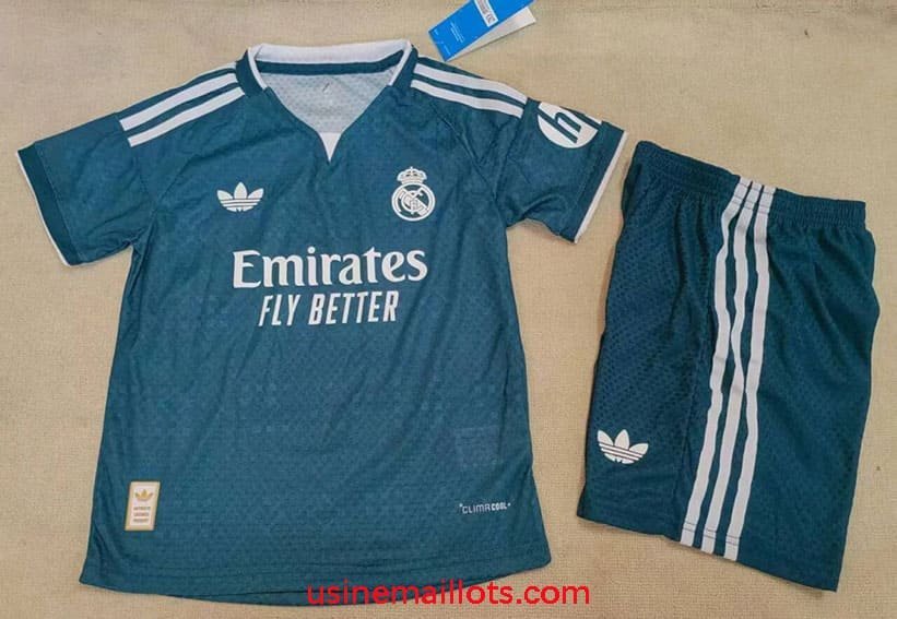 Maillot Enfant Real Madrid Extérieur 2026/2027 Vert