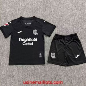 Maillot Enfant Real Sociedad Extérieur 2026/2027 Noir