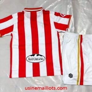 Alternative view of Maillot Enfant Sporting Gijon Domicile 2026/2027 Rouge Blanc