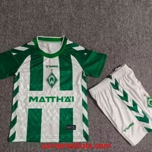 Maillot Enfant Werder Bremen Domicile 2026/2027 Vert Blanc