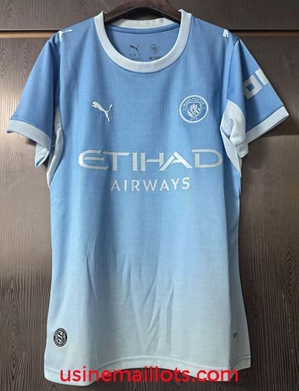 Maillot Femme Manchester City Domicile 2026/2027 Bleu